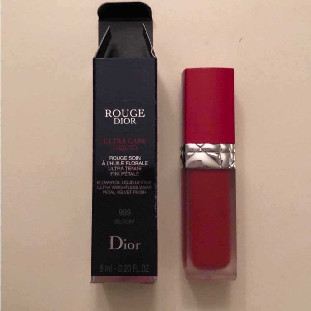 Dior Rouge Ultra Care Lipstick - 999 Bloom (Red) - Flower Oil - Brand New In Box - Picture 3 of 6